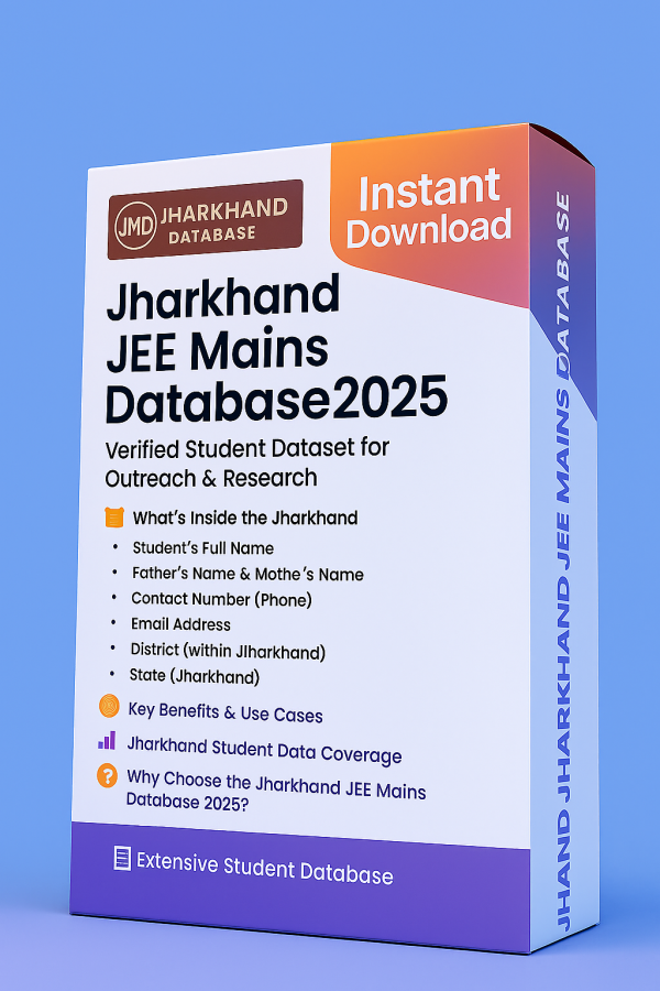 Jharkhand JEE Mains Database 2025