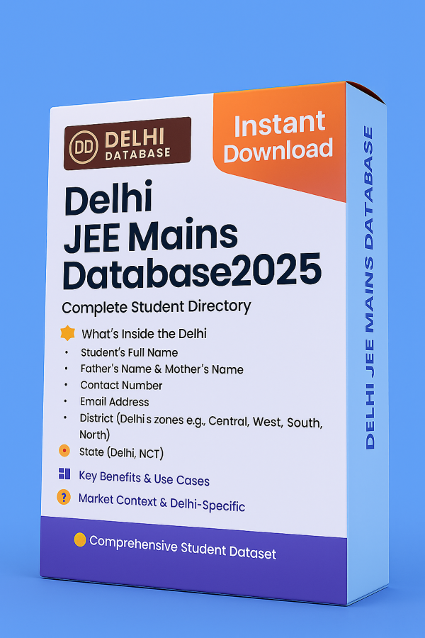 Delhi JEE Mains Database 2025