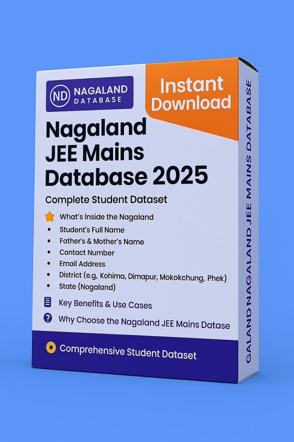 Nagaland JEE Mains Database 2025