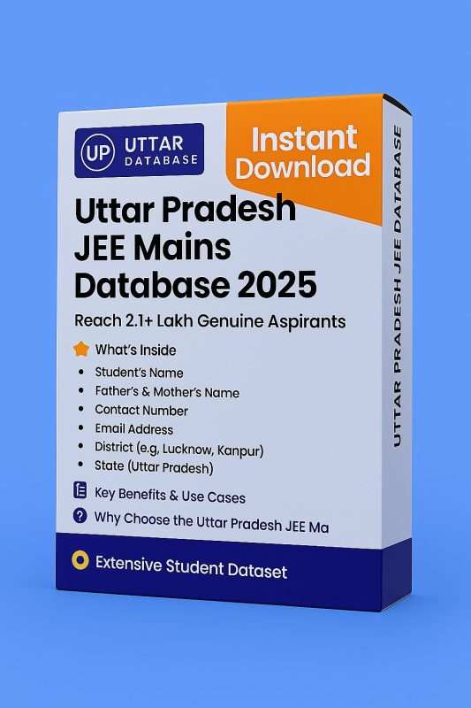 Uttar Pradesh JEE Mains Database 2025