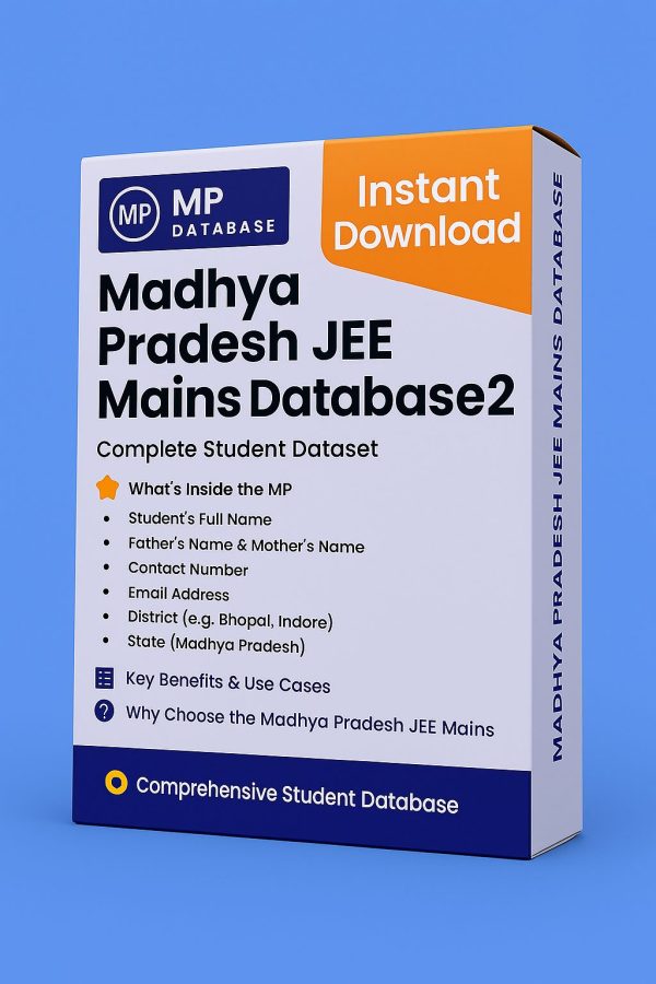 Madhya Pradesh JEE Mains Database 2025