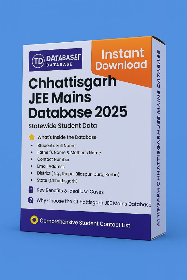 Chhattisgarh JEE Mains Database 2025