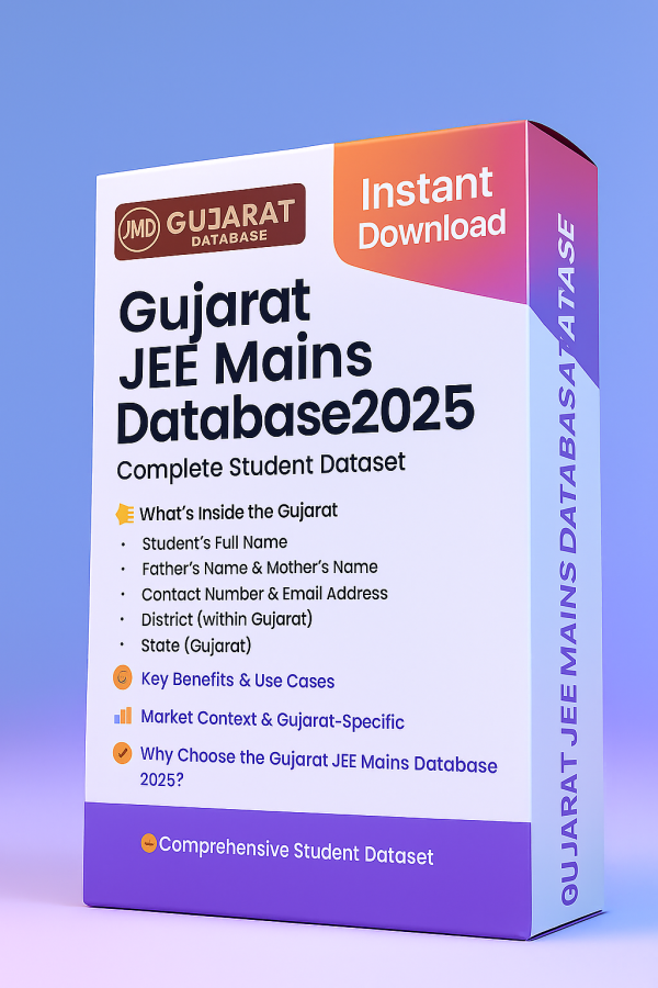 Gujarat JEE Mains Database 2025
