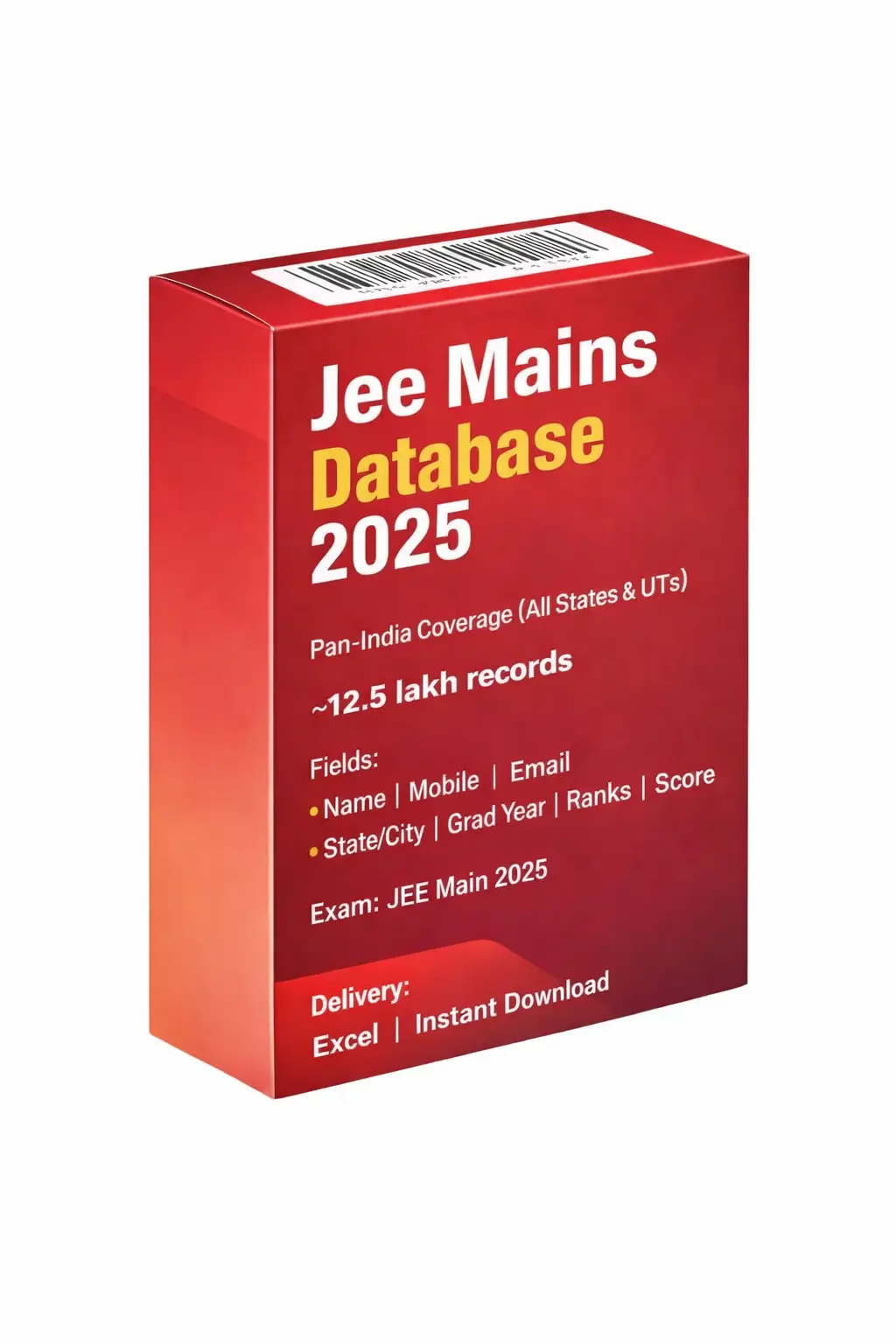 Jee Mains Database 2025