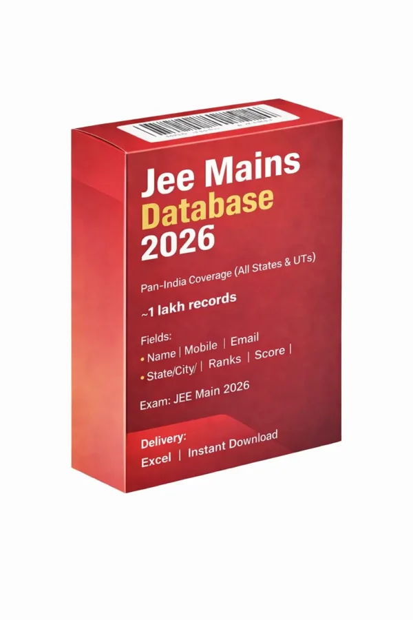 Telangana Jee Mains Database 2026